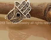 Favorite Filigree Hamsa with Sapphire