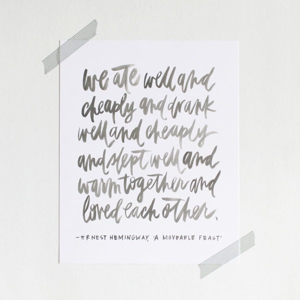 8x10 / ernest hemingway