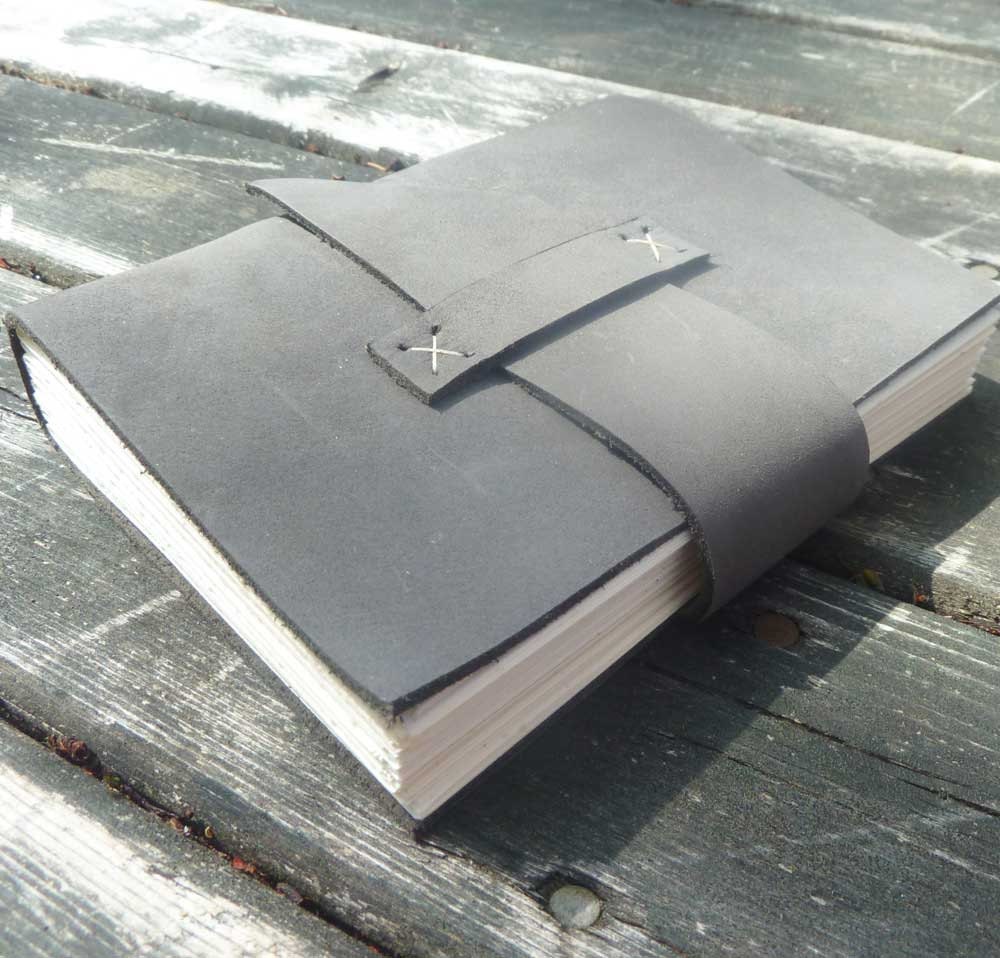 Grey Leather Journal, for everyday