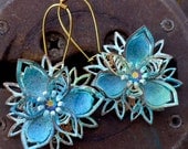 Spring Flingalinglings(D)..  vintage flowers for your ears from wendy baker