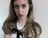 S A L E IN STOCK Antique Gold Capelet