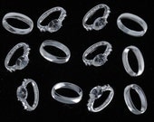 Dress It Up Wedding Rings  Buttons  - 2090