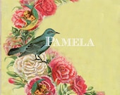 Birds and Flowers Mailing Label