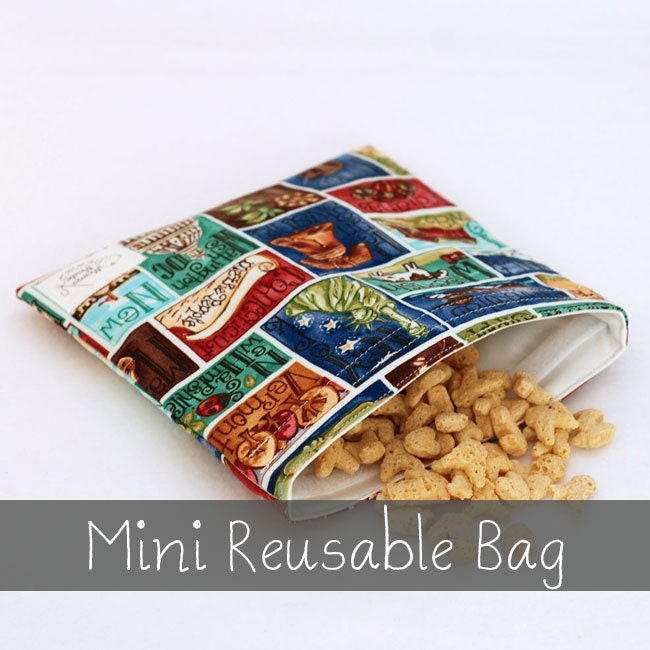 States - Mini Reusable Bag from green by mamamade