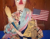 CustomerAppreciation Sale Primitive Americana Liberty Annie