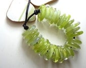 Lampwork Borosilicate Beads KIWI Two Sisters Designs