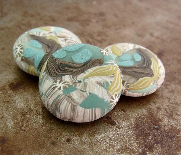 Nest and Birch Lentil Bead