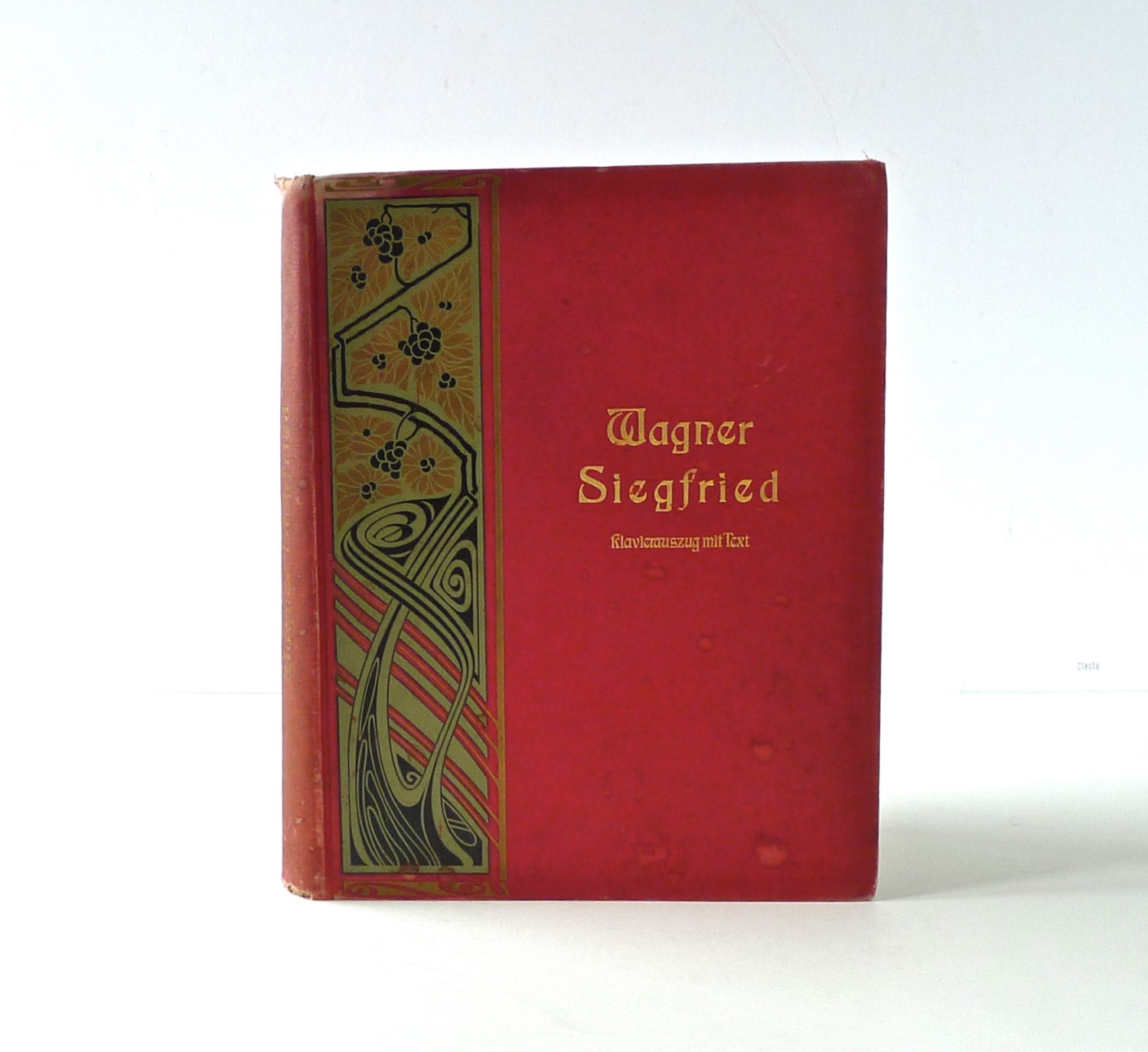 Wagner Siegfried Opera Sheet Music Bound Art Nouveau Book
