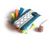 Rustic Wedding bridal Clutch Set Bridesmaid gift idea Set of 6 any color Bridal bridesmaid gift set bag, clutch Made to order by Lolos