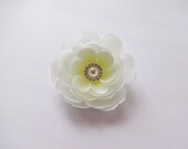 Bridal Ivory Ranunculus Hair Pin / Hair Clip / Last One