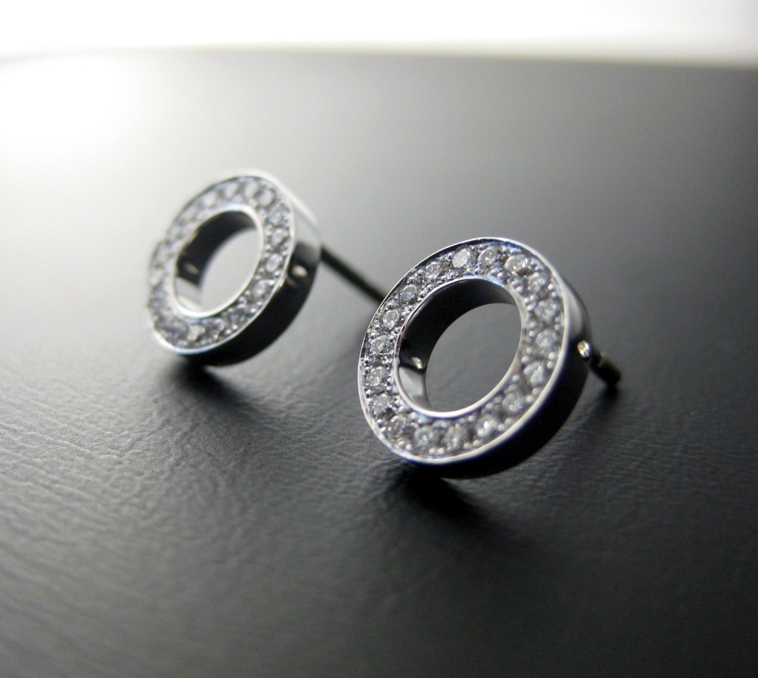 Diamond Stud Earrings - Natalia Earrings