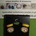 Mighty yet Mini..... Marmite Earrings  (posts/ studs)
