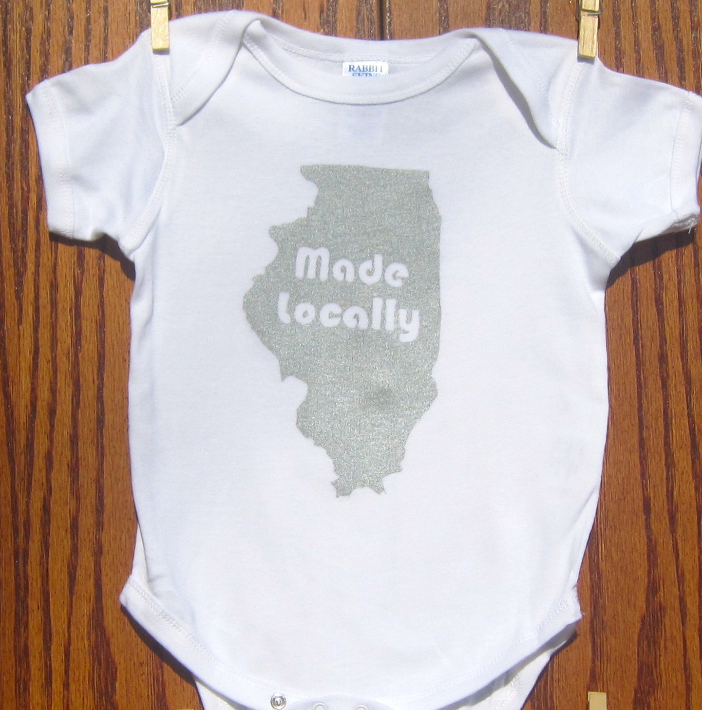 Illinois Made Locally Onesies