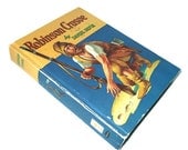 Hollow Book Safe IPod Touch Cell Phone IPhone Case Vintage Robinson Crusoe Book 1955 Safe for Valuables Jewellry Case