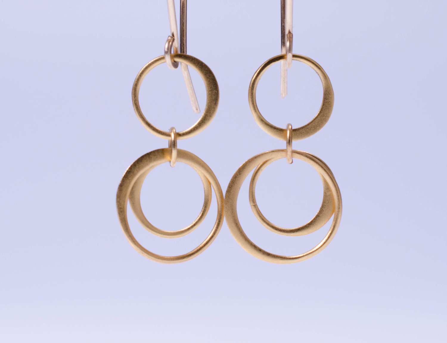 Golden Circles Earrings