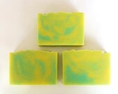 Coconut Lime Soap Vegan Bar Cold Process Neon For Teens