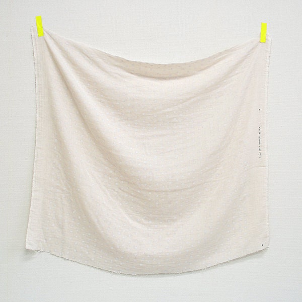 Nani Iro Pocho Japanese Fabric - wata double gauze - white