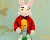 White Rabbit for Alice in Wonderland Theme Birthday Cake Topper