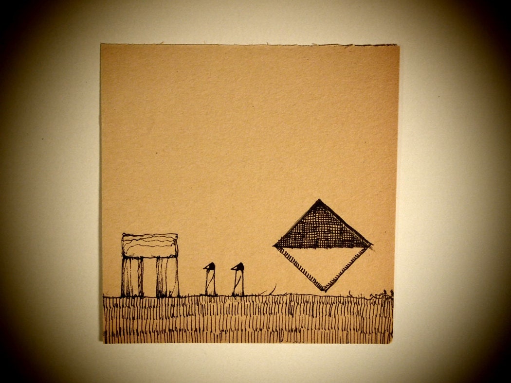 Original Drawing - ritual site