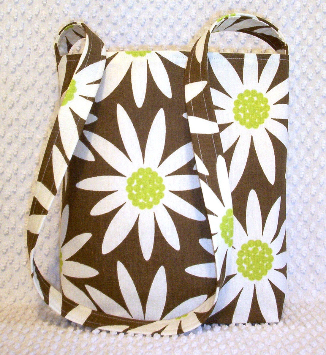 Cross Body Bag - Shoulder Sling - Hobo Purse - Daisy May - Olive and Apple Green