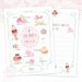 French patisserie Invitations, Birthday, High Tea, Cupcakes, Cakes, Macarons, Shower Tea, Kitchen Tea, Icecream, Sweets, Candy