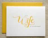 Wife Letterpress Card