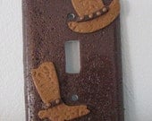 Cowboy Cowgirl Light Switch Cover Western Hat Western Boot