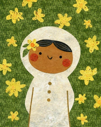 Girl With Flowers