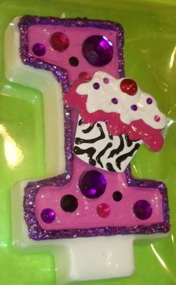 Custom Birthday Blingy Candles - SINGLE-DIGIT Il_570xn
