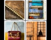 Eyeshoot Earthtone Morocco Ceramic Coaster Set