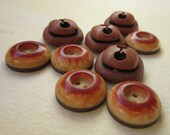 Faux Wood Sewing Buttons