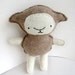 Brown Lamb - Recycled Cashmere Plush Toy