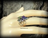 Wild Iris Silver Ring