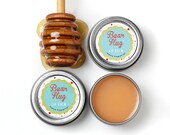 Bear Hug Honey Glossy lip balm tin. Send a hug to a Grad or Teacher or to a friend.