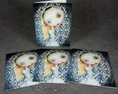 Drink Me Alice 4 Blank Pop Surrealism Fairy Tale Note Cards