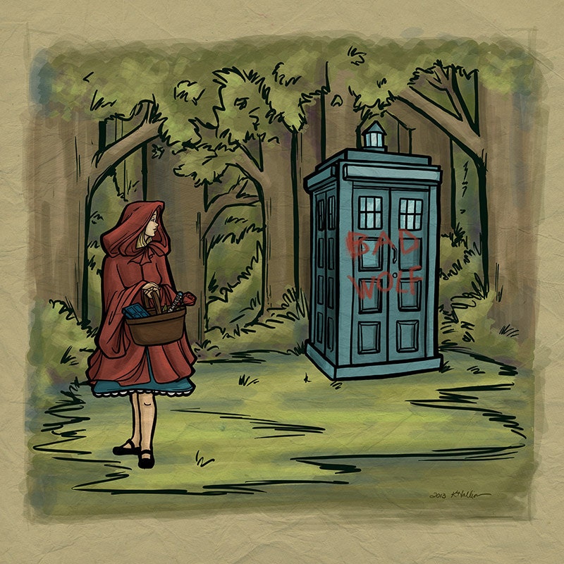 Big, Bad Wolf Notecard