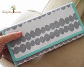 Cash Budgeting Purse (Pebbles in Grey Plank)
