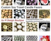 Wedding Gift Favor Candles