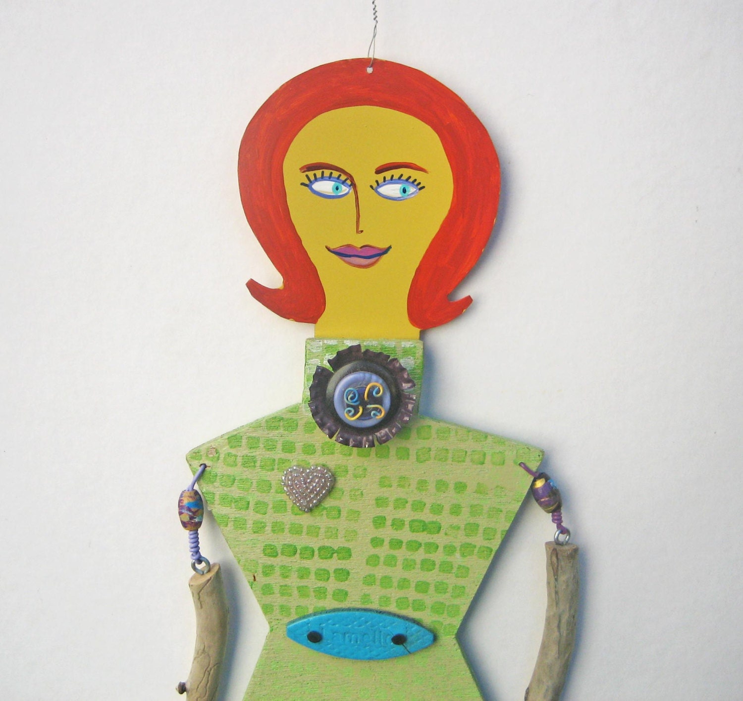 Collage Woman Mobile