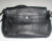 Vintage COACH Leather Handbag Purse Black
