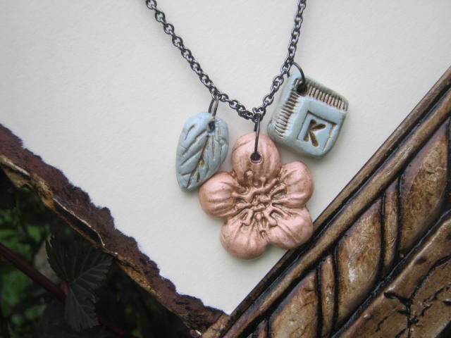 Garden Dream Necklace Personalized Jewelry with your Initial