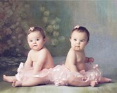 Sewn Ribbon Tutu Skirt - Pink - Baby, Toddler, Girl