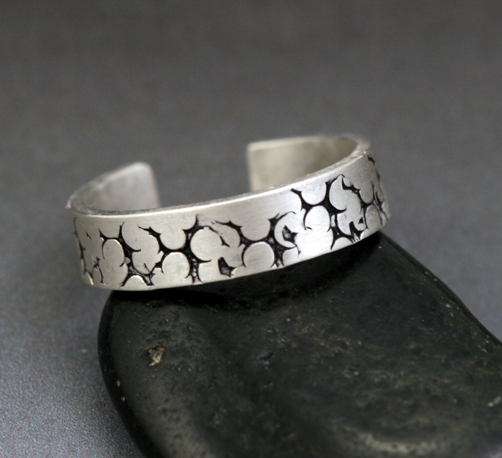 Sterling Silver Ring - Open Ring - Size 7 - eco friendly recycled sterling