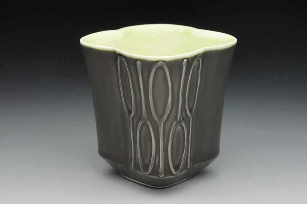 Cup with Tree Pattern