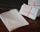 Glassine Wax Paper Bags--Gift Bags 4 3/4 X 6 3/4 -- Lot of 50 -- Merchandise bags Il_170x135