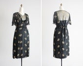 1920s dress / floral 20s dress / 1910s dress