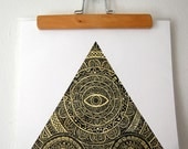 Triangle Eye Poster