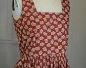 Sample SALE Cotton Print Day Dress from a Vintage 1950s pattern