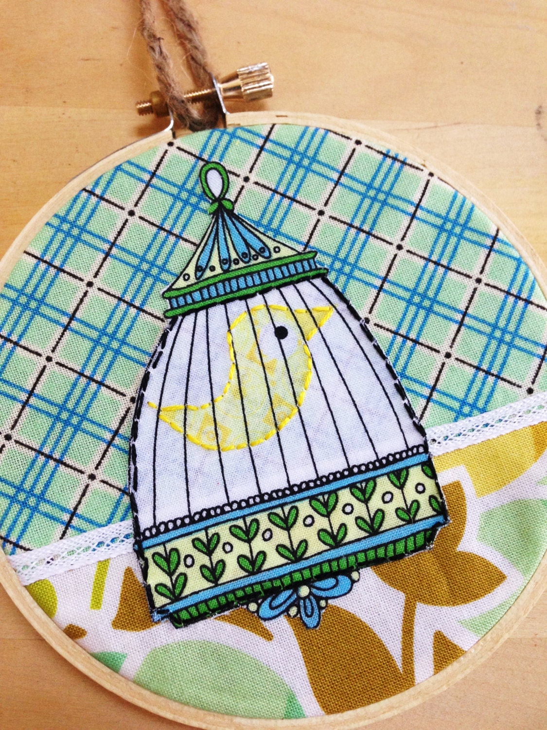 Little Bird Cage Hoop