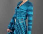 Knit cardigan Ultra Turqoise 36 - 40